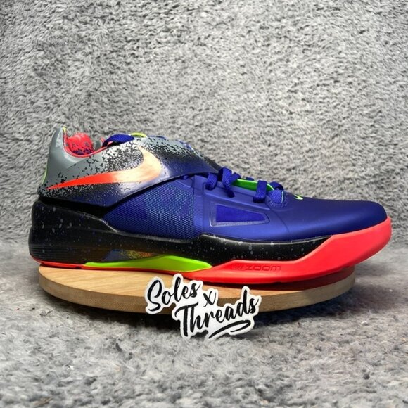 Nike KD 4 \'Nerf\' Size 14 Men Basketball Concord Electric Green FQ8180-400 main image 5